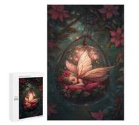 Rompecabezas 1000 PCS para Adolescentes Sleeping Fairy in A Magical Glass Orb Rompecabezas para Adultos Juegos De Relajación Vacaciones En Casa Matar El Tiempo 1000 PCS