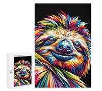 Rompecabezas 1000 PCS para Adolescentes Sloth WPAP Pop Art Rompecabezas DIY Juguetes Una Obra De Arte como Regalo para Toda La Familia 1000 PCS