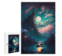 Rompecabezas 1000 PCS para Adolescentes Small Palace The River Rompecabezas para Adultos Juego Práctico Decoración del Hogar Cumpleaños Y Navidad 1000 PCS