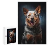 Rompecabezas 1000 PCS para Adolescentes Smiling Australian Cattle Dog Rompecabezas para Adultos Juguete Decoración De Pared Difícil Difícil Desafiante De Completar 1000 PCS