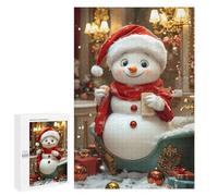 Rompecabezas 1000 PCS para Adolescentes Snowman in A Bathtub Rompecabezas Juegos Familiares Ensamblaje De Patrones Cumpleaños Y Navidad 1000 PCS