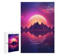 Rompecabezas 1000 PCS para Adolescentes Sonic Sunset Serenade Rompecabezas para Adultos Juguete Decoración De Pared Difícil Difícil Desafiante De Completar 1000 PCS
