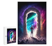 Rompecabezas 1000 PCS para Adolescentes Space Portal Rompecabezas para Adultos Juego Familiar Decoración del Hogar para Cumpleaños, Navidad 1000 PCS