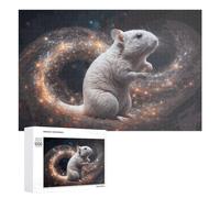 Rompecabezas 1000 PCS para Adolescentes Space Rat A Cosmic Adventure Rompecabezas para Adultos Juegos Relajantes Decoración Interacción Entre Padres E Hijos 1000 PCS