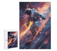Rompecabezas 1000 PCS para Adolescentes Space Surfer Rompecabezas para Adultos Juego Familiar Decoración del Hogar para Cumpleaños, Navidad 1000 PCS