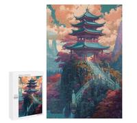 Rompecabezas 1000 PCS para Adolescentes Spiritual Castle Rompecabezas Juego De Ingenio Aliviador De Estrés Desafiante para Completar 1000 PCS