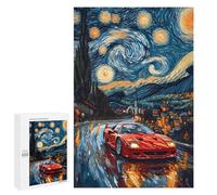 Rompecabezas 1000 PCS para Adolescentes Starry Night and F40 Rompecabezas Juegos Familiares Ensamblaje De Patrones Cumpleaños Y Navidad 1000 PCS