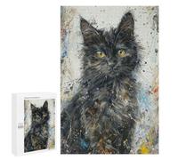 Rompecabezas 1000 PCS para Adolescentes StarryEyed Kitten Rompecabezas para Adultos Juego Práctico Pero Divertido Y Humorístico para Cumpleaños, Navidad 1000 PCS