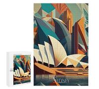 Rompecabezas 1000 PCS para Adolescentes Sydney Opera House 3 Rompecabezas para Adultos Juego Práctico Pero Divertido Y Humorístico para Cumpleaños, Navidad 1000 PCS