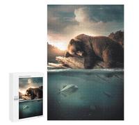 Rompecabezas 1000 PCS para Adolescentes The Floating Bear Rompecabezas para Adultos Juego Práctico Regalo De Cumpleaños Regalo De Cumpleaños, Regalos, 1000 PCS