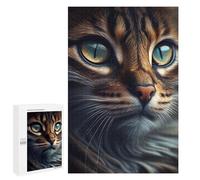 Rompecabezas 1000 PCS para Adolescentes The Fox Portrait Rompecabezas para Adultos Juegos De Relajación Vacaciones En Casa Matar El Tiempo 1000 PCS