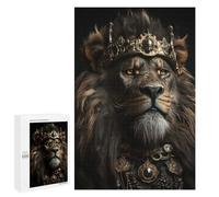 Rompecabezas 1000 PCS para Adolescentes The King Wearing A Crown Rompecabezas para Adultos Juguetes DIY para La Diversión Familiar Ayuda A Ejercitar El Cerebro 1000 PCS