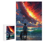 Rompecabezas 1000 PCS para Adolescentes The Last Sunset Rompecabezas para Adultos Juego Práctico Pero Divertido Y Humorístico Regalo De Cumpleaños, Regalos, 1000 PCS