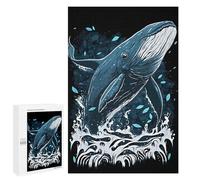 Rompecabezas 1000 PCS para Adolescentes The Majesty of The Ocean Rompecabezas para Adultos Juego Práctico Arte De Pared Desafiante De Completar 1000 PCS