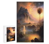 Rompecabezas 1000 PCS para Adolescentes The Mountain Oasis Rompecabezas para Adultos Juego Práctico Pero Divertido Y Humorístico Regalo De Cumpleaños, Regalos, 1000 PCS