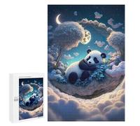 Rompecabezas 1000 PCS para Adolescentes The Mystic Panda Rompecabezas Juego De Ingenio Aliviador De Estrés Desafiante para Completar 1000 PCS