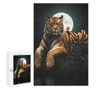 Rompecabezas 1000 PCS para Adolescentes The Tiger and Squirrel Rompecabezas para Adultos Juego Familiar Una Obra De Arte como Regalo para Toda La Familia 1000 PCS