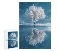 Rompecabezas 1000 PCS para Adolescentes The Winter Tree of Life Rompecabezas para Adultos Juego Práctico Pero Divertido Y Humorístico para Cumpleaños, Navidad 1000 PCS