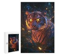 Rompecabezas 1000 PCS para Adolescentes Tiger in The Night Rompecabezas para Adultos Juego Práctico Pero Divertido Y Humorístico Regalo De Cumpleaños, Regalos, 1000 PCS