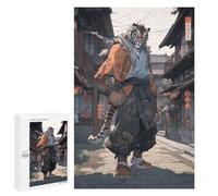 Rompecabezas 1000 PCS para Adolescentes Tiger Karate Fighter Rompecabezas para Adultos Juego Familiar Decoración del Hogar para Cumpleaños, Navidad 1000 PCS