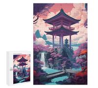 Rompecabezas 1000 PCS para Adolescentes Torii Gate in The River Rompecabezas Juego De Ingenio Aliviador De Estrés Desafiante para Completar 1000 PCS