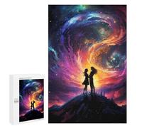 Rompecabezas 1000 PCS para Adolescentes Universe in Our Arms Rompecabezas para Adultos Juego Familiar Decoración del Hogar para Cumpleaños, Navidad 1000 PCS