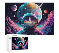 Rompecabezas 1000 PCS para Adolescentes Vibrant Cosmic Journey Rompecabezas para Adultos Juego De Ingenio Análisis Y Lógica 1000 PCS