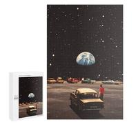 Rompecabezas 1000 PCS para Adolescentes Vintage Cars Under A Celestial Sky Rompecabezas para Adultos Juegos Divertidos Una Obra De Arte Ayuda A Ejercitar El Cerebro 1000 PCS