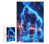 Rompecabezas 1000 PCS para Adolescentes Voltage King - The Neon Gorilla Awakens Rompecabezas DIY Juguetes Una Obra De Arte como Regalo para Toda La Familia 1000 PCS