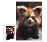 Rompecabezas 1000 PCS para Adolescentes Wild Cute Baby Red Panda Rompecabezas para Adultos Juego Familiar Una Obra De Arte como Regalo para Toda La Familia 1000 PCS