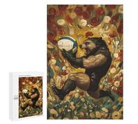 Rompecabezas 1000 PCS para Adolescentes Wolverine Rugby Player Rompecabezas para Adultos Juego Práctico Arte De Pared Desafiante De Completar 1000 PCS