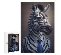 Rompecabezas 1000 PCS para Adolescentes Zebra Suit Animal Rompecabezas para Adultos Juguetes DIY para La Diversión Familiar Ayuda A Ejercitar El Cerebro 1000 PCS