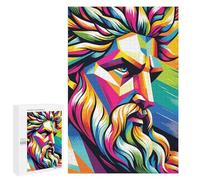 Rompecabezas 1000 PCS para Adolescentes Zeus WPAP Pop Art Rompecabezas DIY Juguetes Una Obra De Arte como Regalo para Toda La Familia 1000 PCS