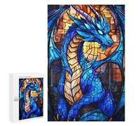 Rompecabezas 1000 PCS para Adultos Azure Dragons Radiance Rompecabezas para Adultos Juguetes De Bricolaje Pero Divertidos Y Humorísticos para Cumpleaños, Navidad 1000 PCS