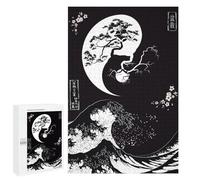 Rompecabezas 1000 PCS para Adultos Bonsai Tree Yin and Yang Rompecabezas para Adultos Juegos Familiares Carrera De Velocidad Manual Regalos para Amigos Y Familiares 1000 PCS