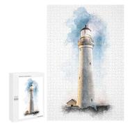 Rompecabezas 1000 PCS para Adultos Cape Nelson Lighthouse Rompecabezas para Adultos Juegos Divertidos Vacaciones En Casa Matar El Tiempo para Cumpleaños, Navidad 1000 PCS
