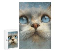 Rompecabezas 1000 PCS para Adultos Cat Painted Rompecabezas Juego Familiar Difícil Oferta Difícil como Regalo para Toda La Familia 1000 PCS