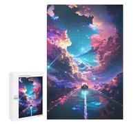 Rompecabezas 1000 PCS para Adultos Celestial Roadtrip Rompecabezas para Adultos Juegos Familiares Carrera De Velocidad Manual Regalos para Amigos Y Familiares 1000 PCS