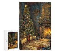 Rompecabezas 1000 PCS para Adultos Christmas Eve Painting Rompecabezas para Adultos Juegos Relajantes Corte De Precisión Oferta como Regalo para Toda La Familia 1000 PCS