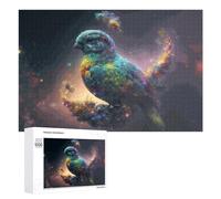 Rompecabezas 1000 PCS para Adultos Colorful Bird in Abstract Space -1 Rompecabezas para Adultos Juegos Relajantes Decoración Perfecta como Regalo para Toda La Familia 1000 PCS