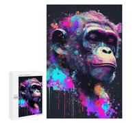 Rompecabezas 1000 PCS para Adultos Colorful Chimpanzee Rompecabezas Juego Familiar Difícil Oferta Difícil como Regalo para Toda La Familia 1000 PCS