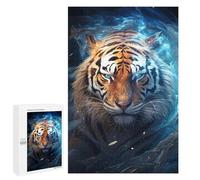 Rompecabezas 1000 PCS para Adultos Cosmic Celestial Tiger Rompecabezas para Adultos Juegos Familiares Carrera De Velocidad Manual Regalos para Amigos Y Familiares 1000 PCS