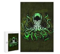 Rompecabezas 1000 PCS para Adultos Cthulhu in The Dark Rompecabezas para Adultos Juegos Divertidos Vacaciones En Casa Matar El Tiempo para Cumpleaños, Navidad 1000 PCS