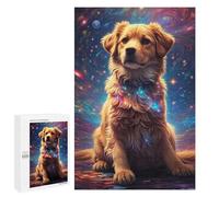 Rompecabezas 1000 PCS para Adultos Cute Dog Space Collage Rompecabezas para Adultos Juguete Decoración De Pared Mejora La Memoria Regalo De Cumpleaños, Regalos, 1000 PCS