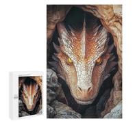 Rompecabezas 1000 PCS para Adultos Dragons Gaze Rompecabezas para Adultos Juguetes Antiestrés Mejora La Memoria Gran Regalo para Jugar 1000 PCS