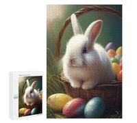 Rompecabezas 1000 PCS para Adultos Easter Basket with Bunny-4 Rompecabezas para Adultos Juegos Relajantes Corte De Precisión Oferta como Regalo para Toda La Familia 1000 PCS