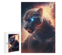 Rompecabezas 1000 PCS para Adultos Electric Leopard Mystic Power Unleashed Rompecabezas para Adultos Juegos Familiares Carrera De Velocidad Manual Regalos para Amigos Y Familiares 1000 PCS