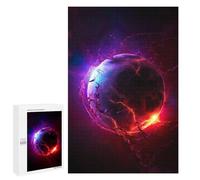Rompecabezas 1000 PCS para Adultos Electrified Purple Planet Rompecabezas para Adultos Juegos De Relajación Decoración Cumpleaños 1000 PCS