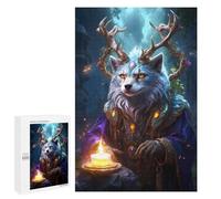 Rompecabezas 1000 PCS para Adultos Enchanted Forest Guardian -18 Rompecabezas para Adultos Juegos Divertidos Vacaciones En Casa Matar El Tiempo para Cumpleaños, Navidad 1000 PCS