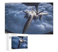 Rompecabezas 1000 PCS para Adultos F15 Eagle Refueling Rompecabezas para Adultos Juegos Relajantes Regalos para Mujeres para Cumpleaños, Navidad 1000 PCS